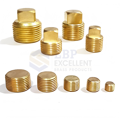 Brass Hex & Square Plug